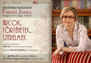 Arcok, történetek, szerelmek - közönségtalálkozó Fábián Janka magyarországi íróval